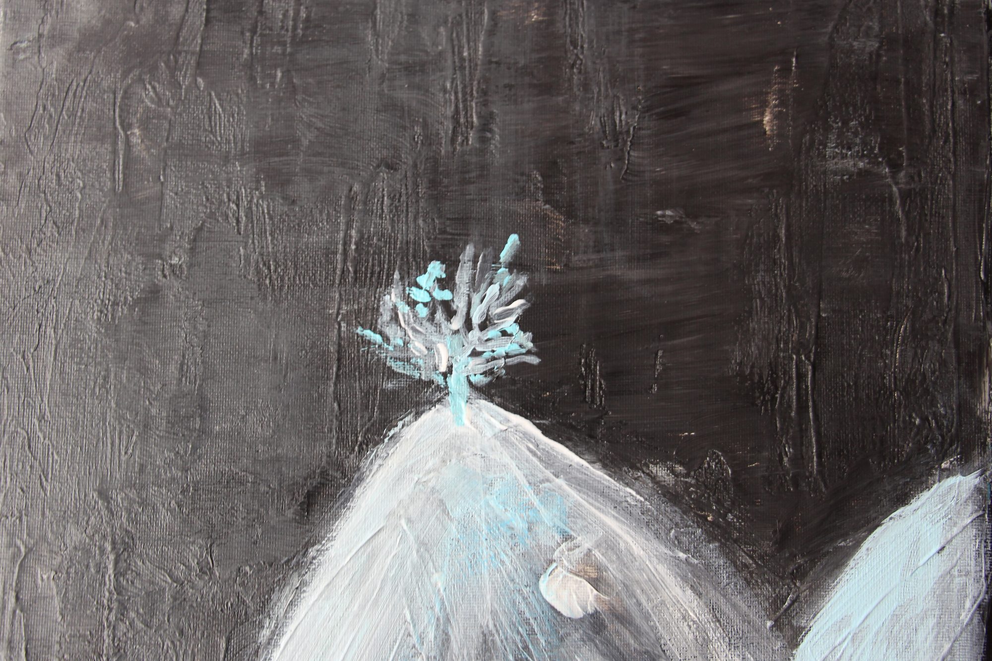 Detail 3 of articulo attack on mandarin, a painting by Yiğit Özen