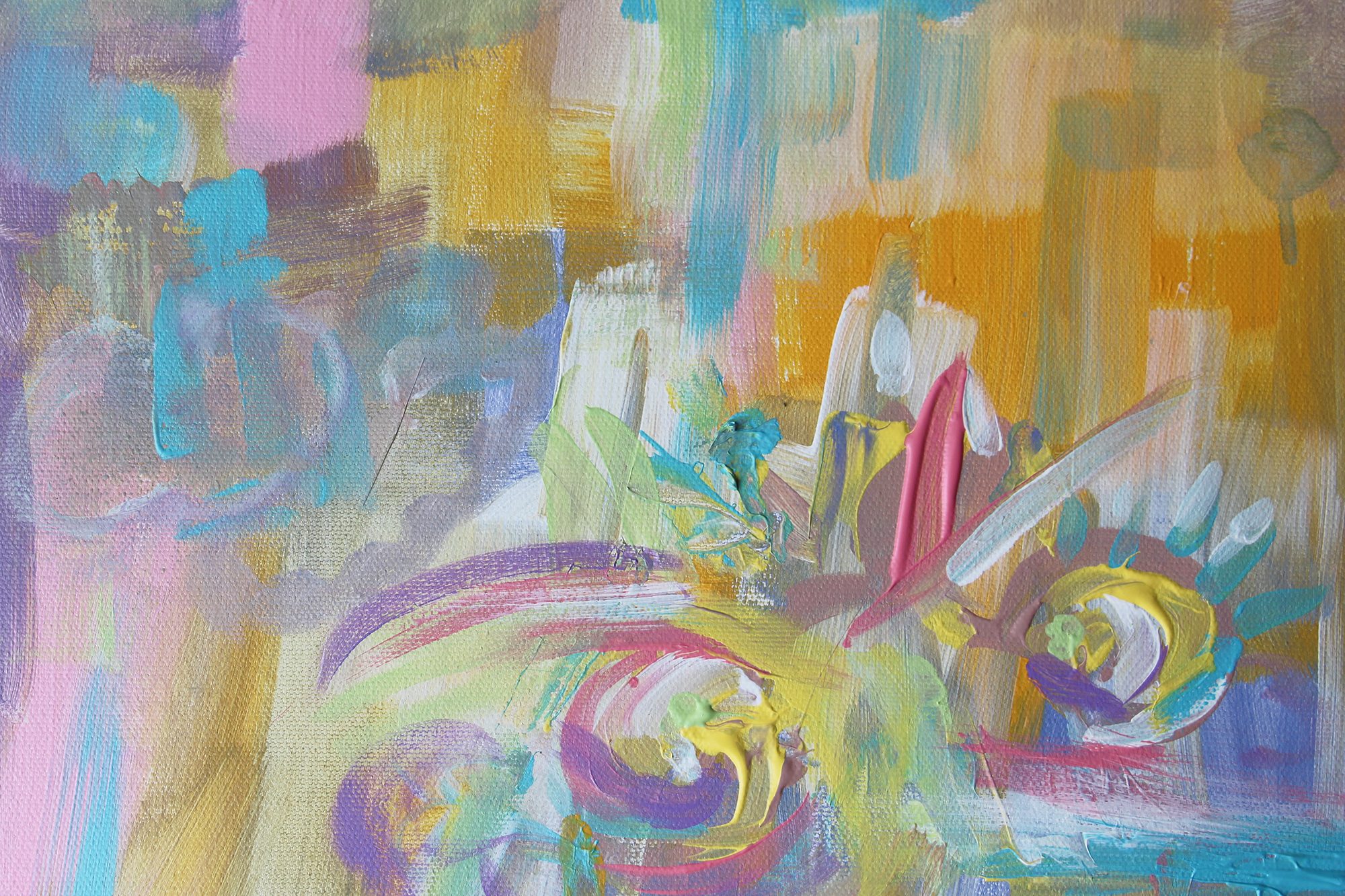 Detail 1 of s(t)lop, a painting by Yiğit Özen
