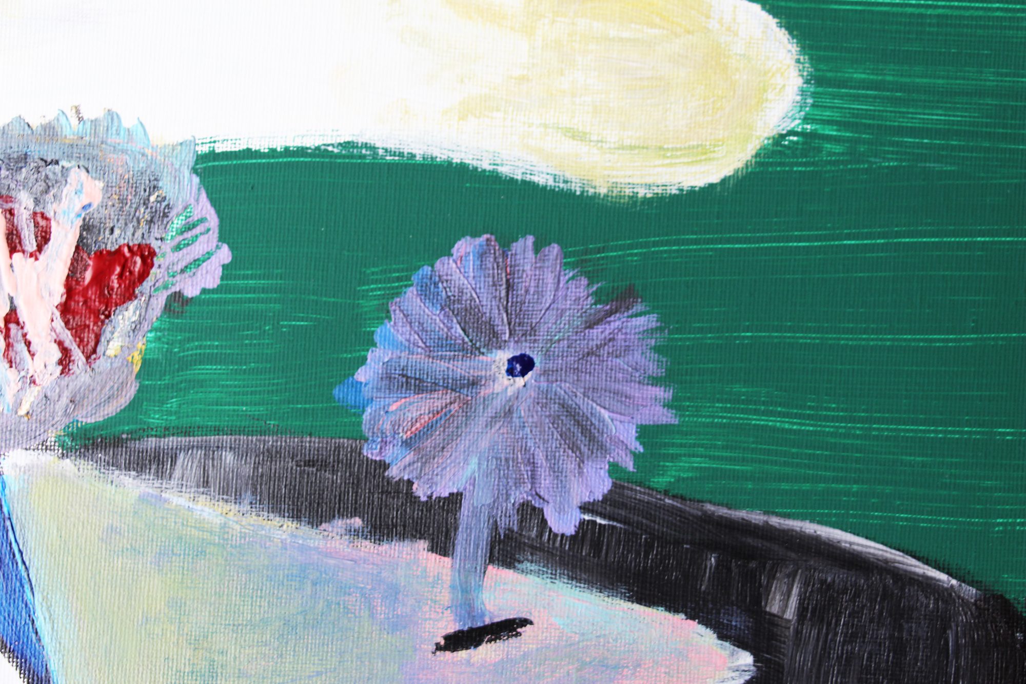 Detail 3 of walls of perception, a painting by Yiğit Özen