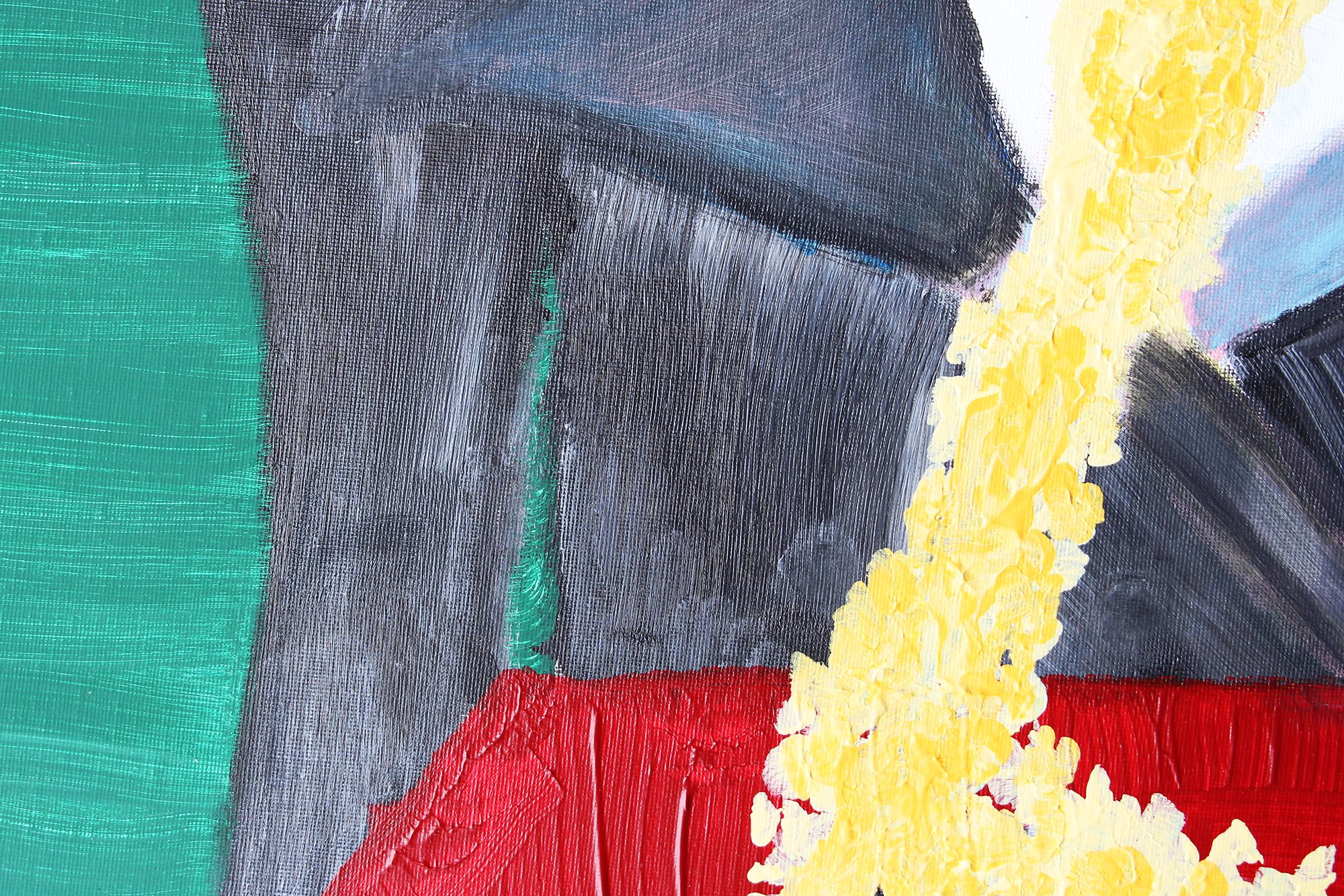 Detail 4 of walls of perception, a painting by Yiğit Özen