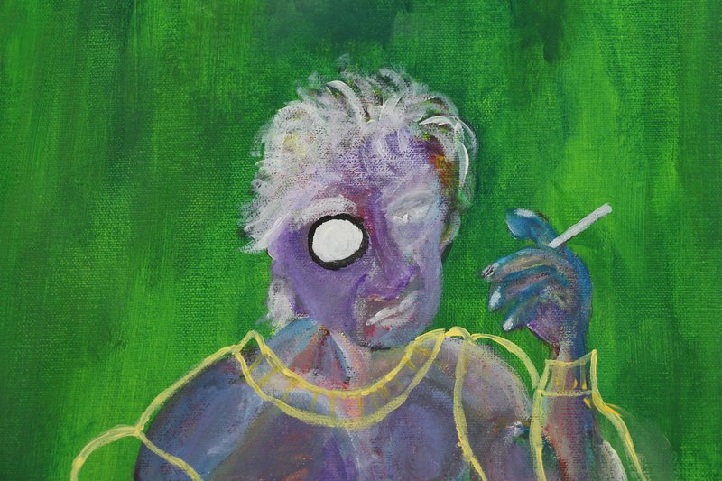 Detail 1 of sept neuf, a painting by Yiğit Özen
