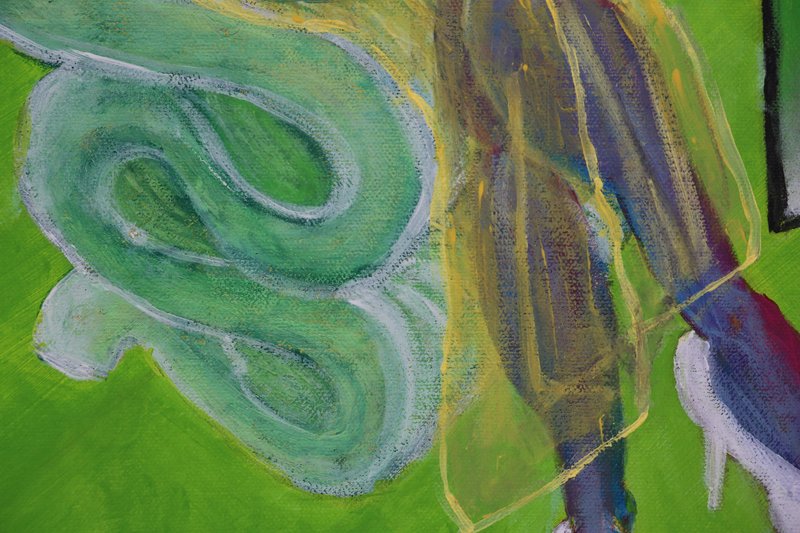 Detail 4 of sept neuf, a painting by Yiğit Özen