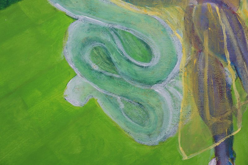 Detail 5 of sept neuf, a painting by Yiğit Özen