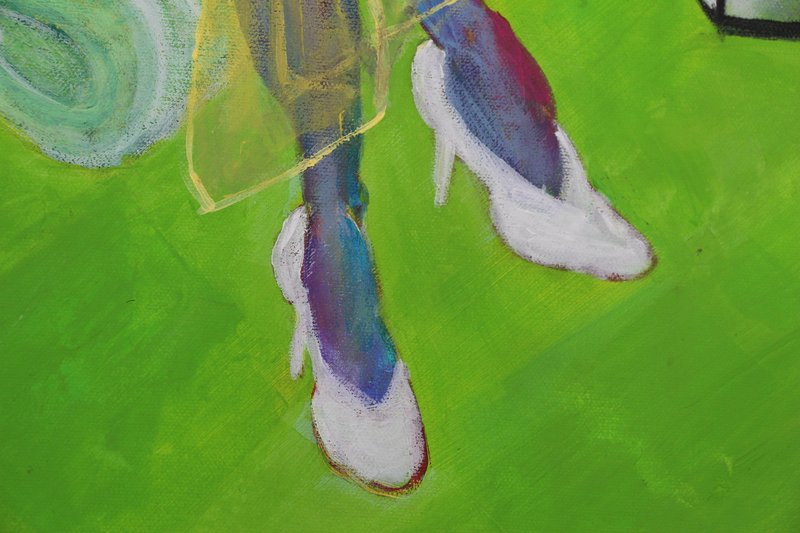 Detail 6 of sept neuf, a painting by Yiğit Özen