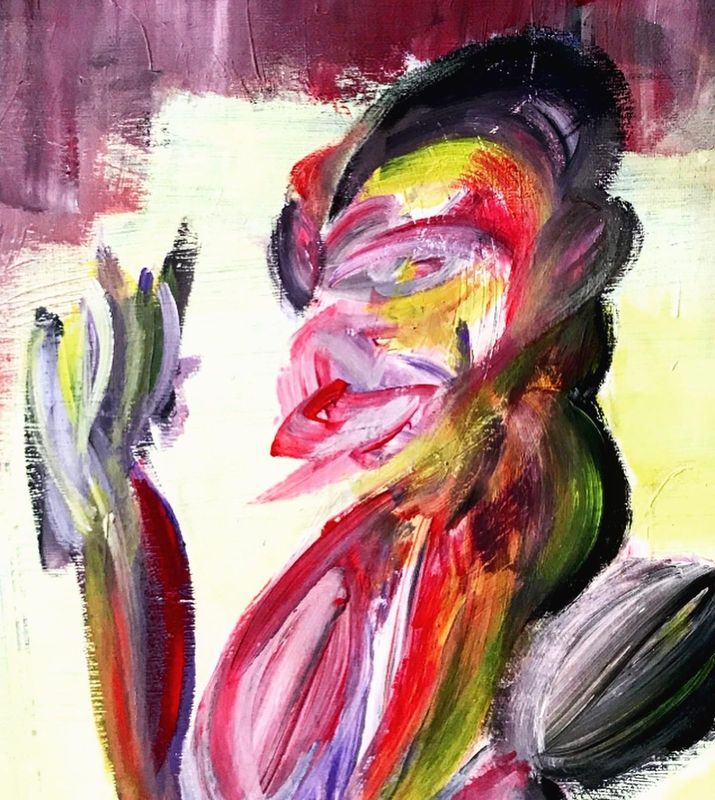 Detail 1 of viperella, a painting by Yiğit Özen